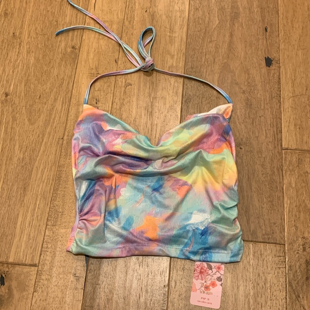 Neon halter top